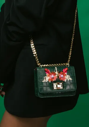 Green mini sacramento crossbody