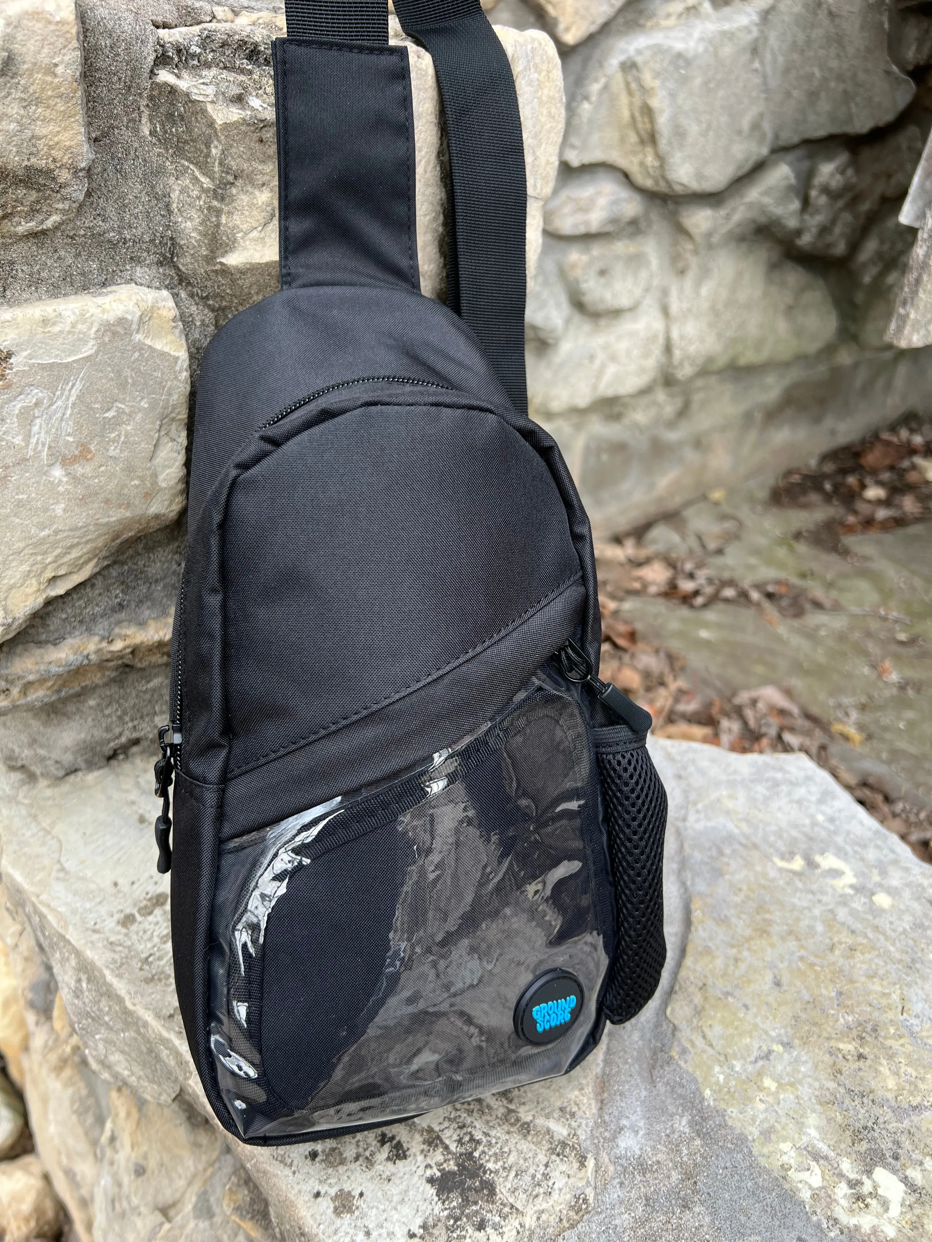 Ground Score Black ITA Crossbody Bag