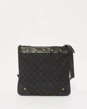 Gucci Black GG Canvas Crossbody Bag