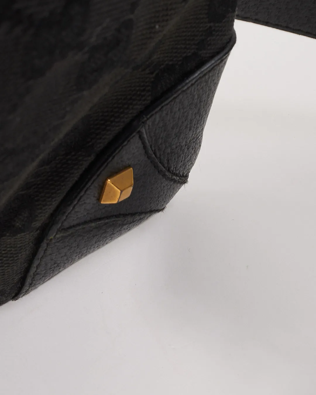 Gucci Black GG Canvas Crossbody Bag