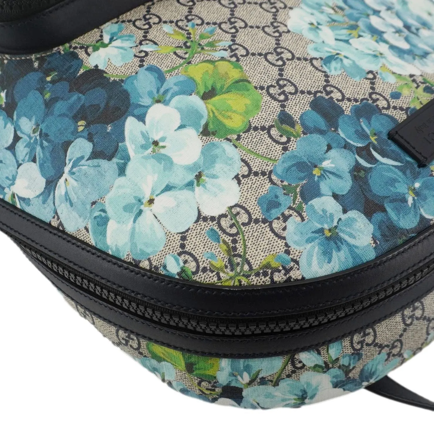 GUCCI Blooms Medium GG Supreme Monogram Backpack Beige 406370