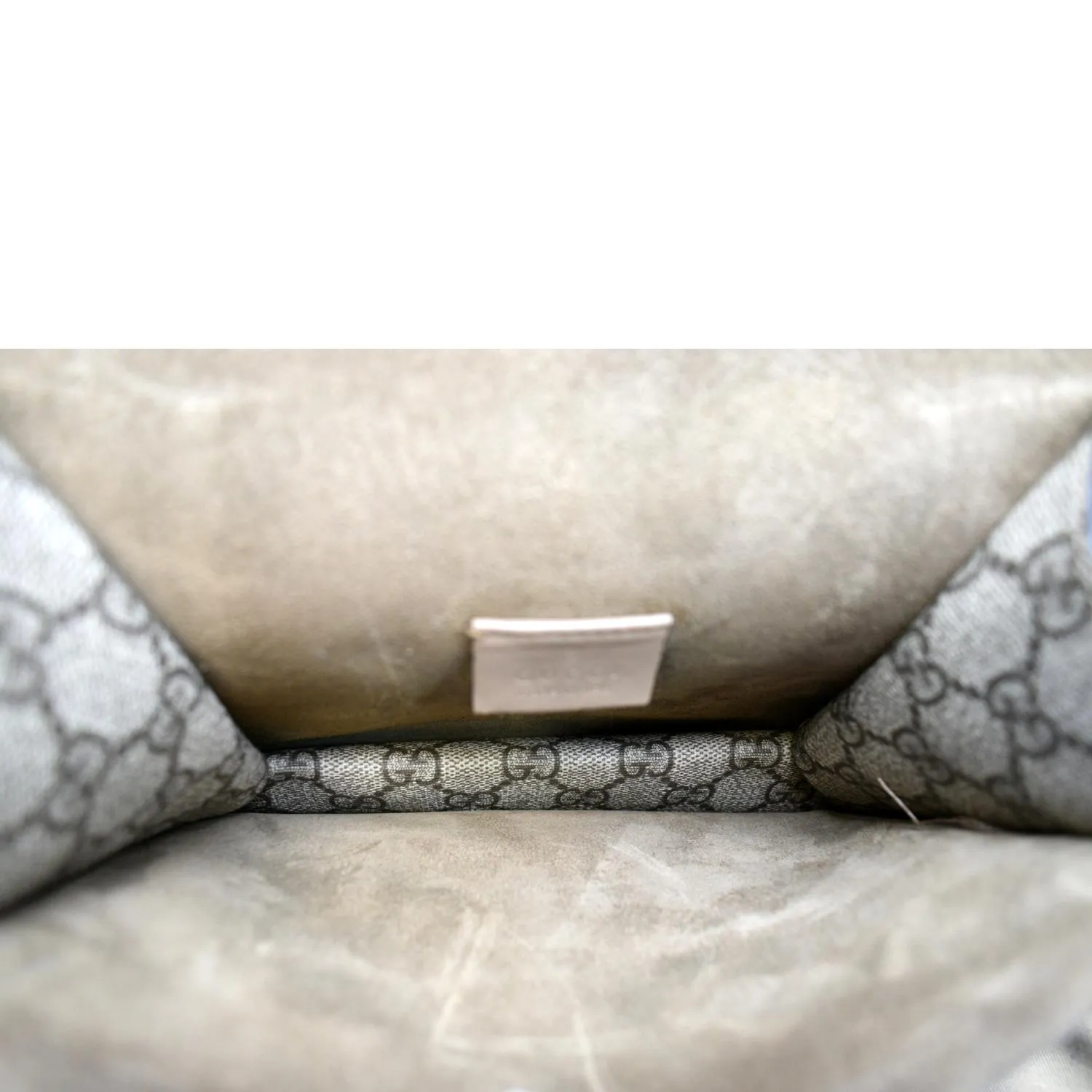 GUCCI Dionysus Mini GG Supreme Canvas Crossbody Bag Beige 421970