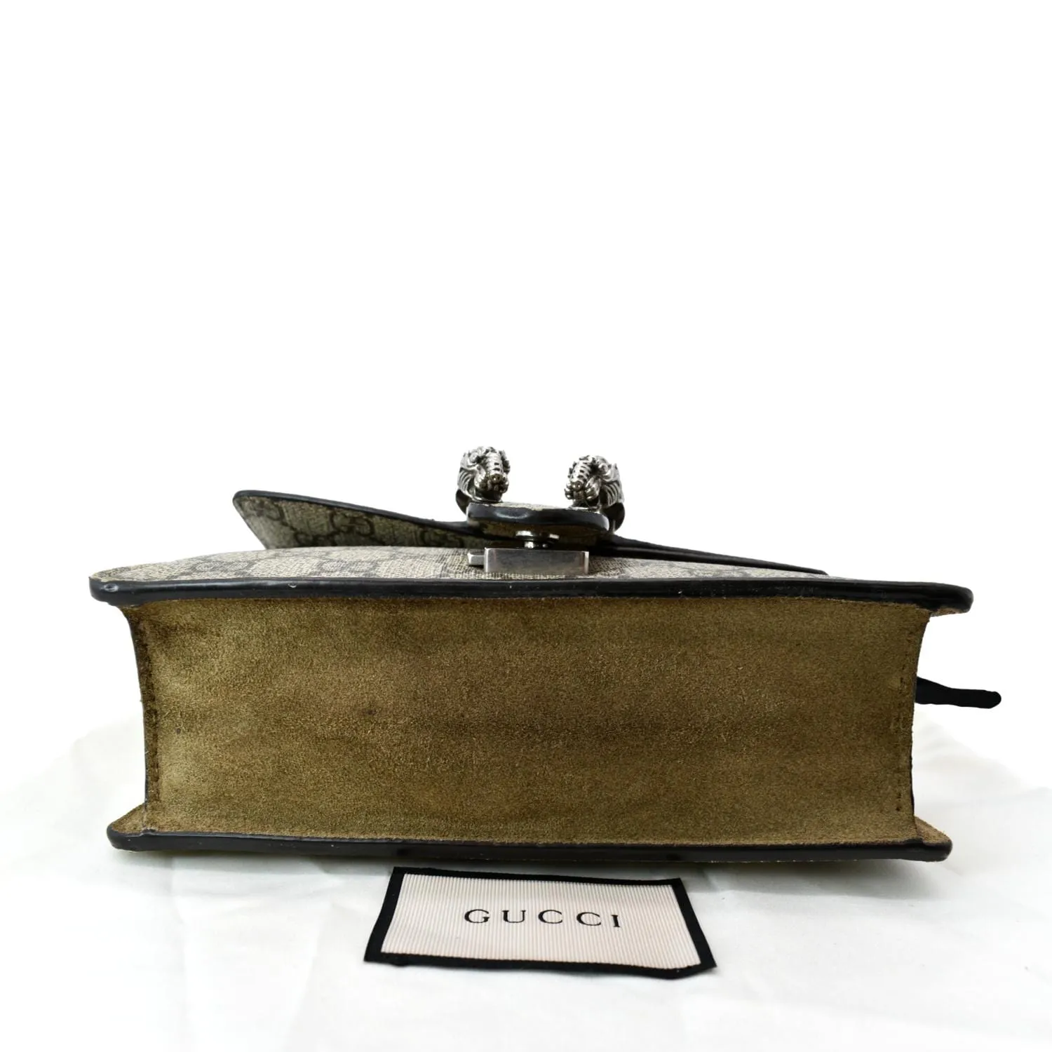 GUCCI Dionysus Mini GG Supreme Canvas Crossbody Bag Beige 421970