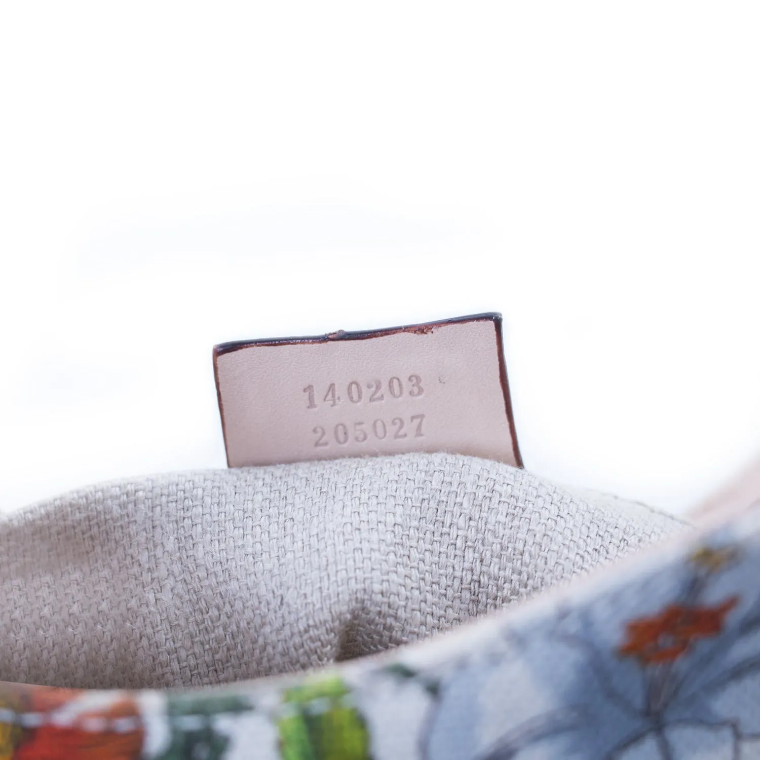 Gucci Floral Bamboo Bucket Bag