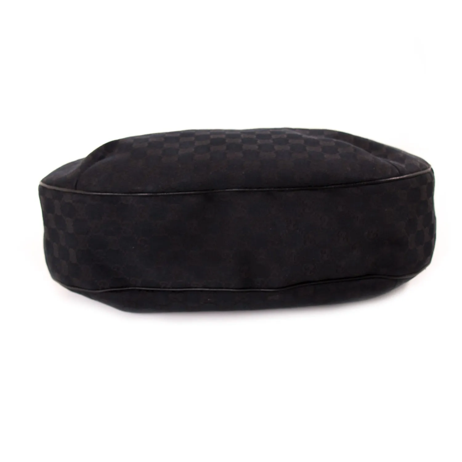 Gucci GG Black Canvas Hobo Bag