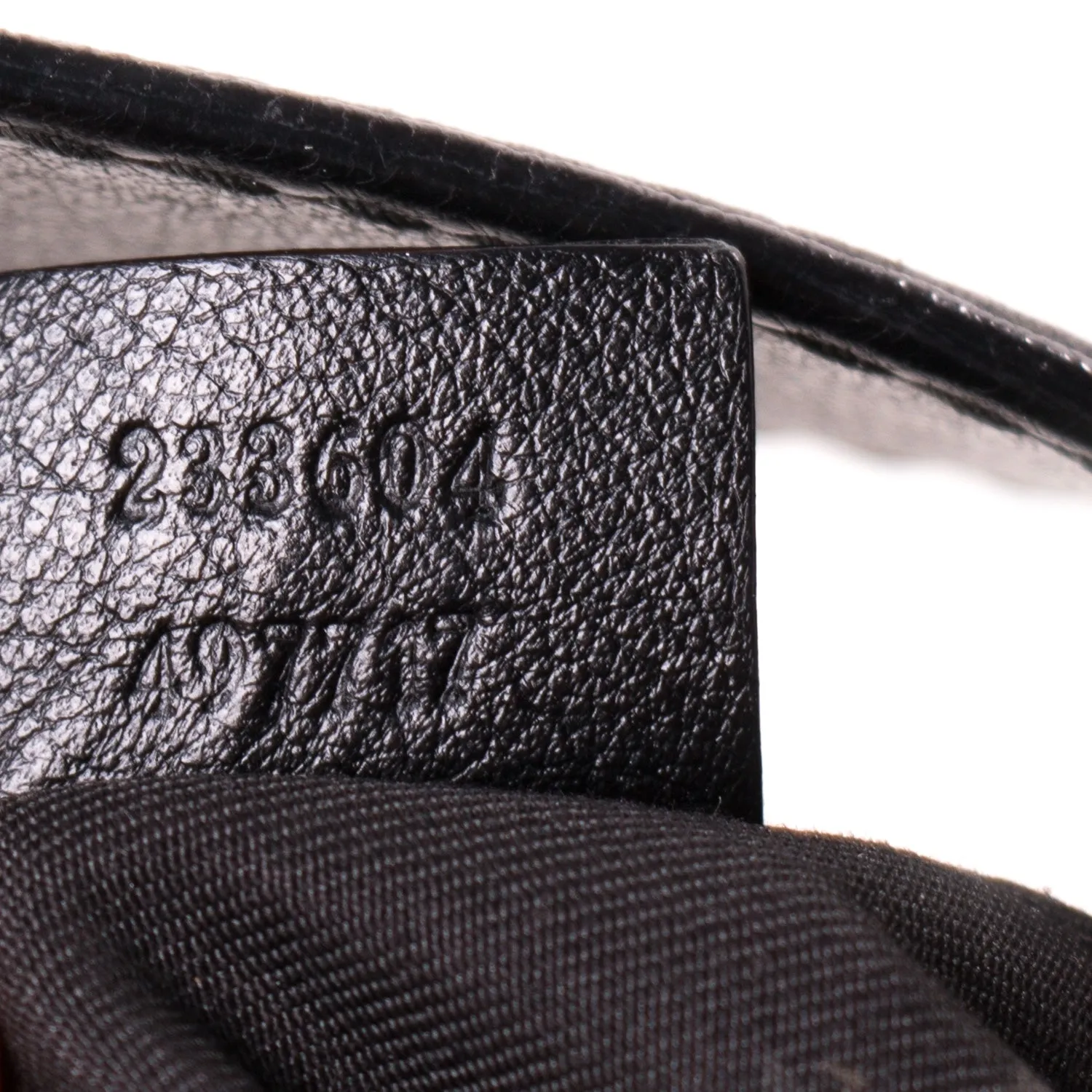 Gucci GG Black Canvas Hobo Bag