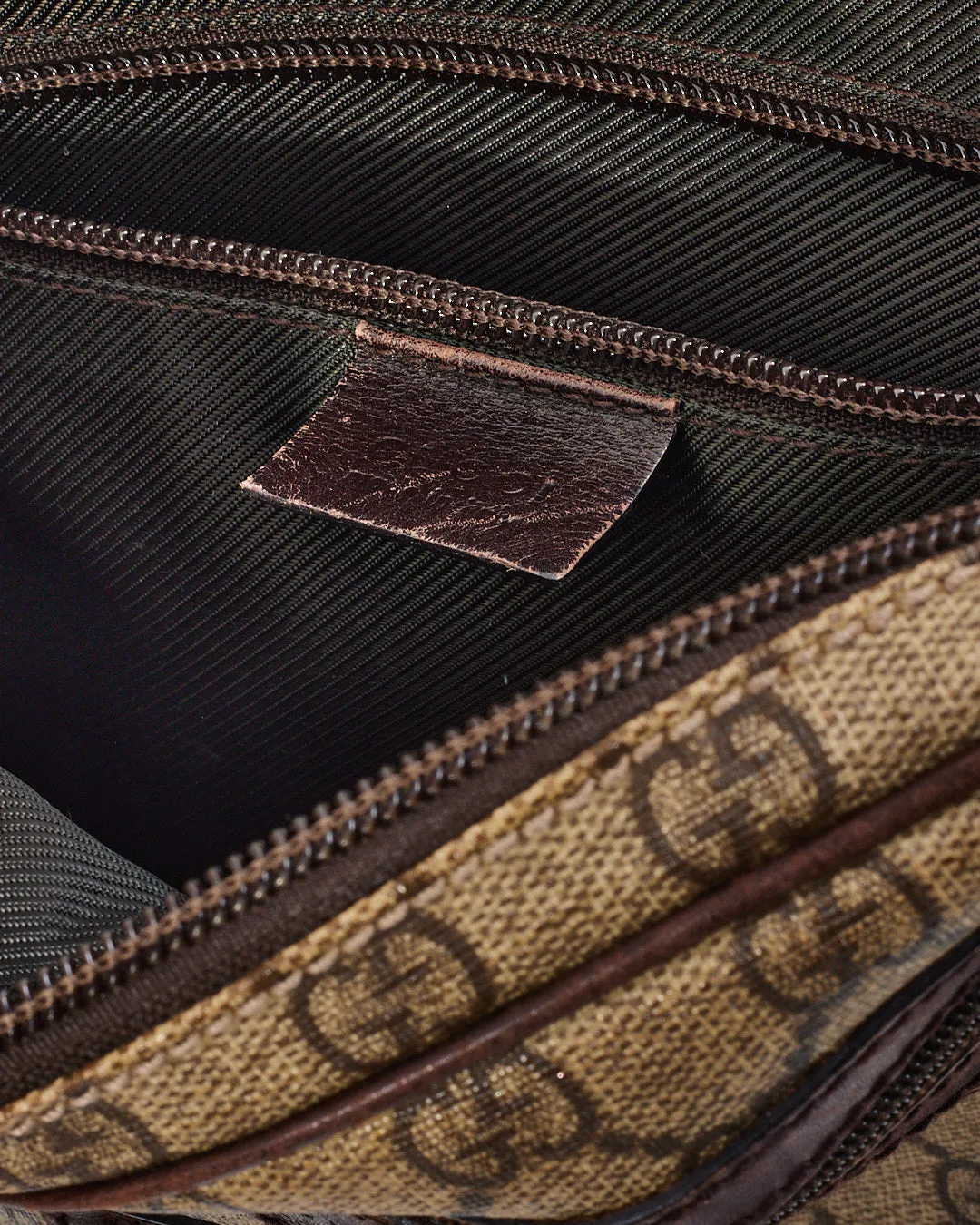 Gucci GG Print Coated Canvas Messenger Bag