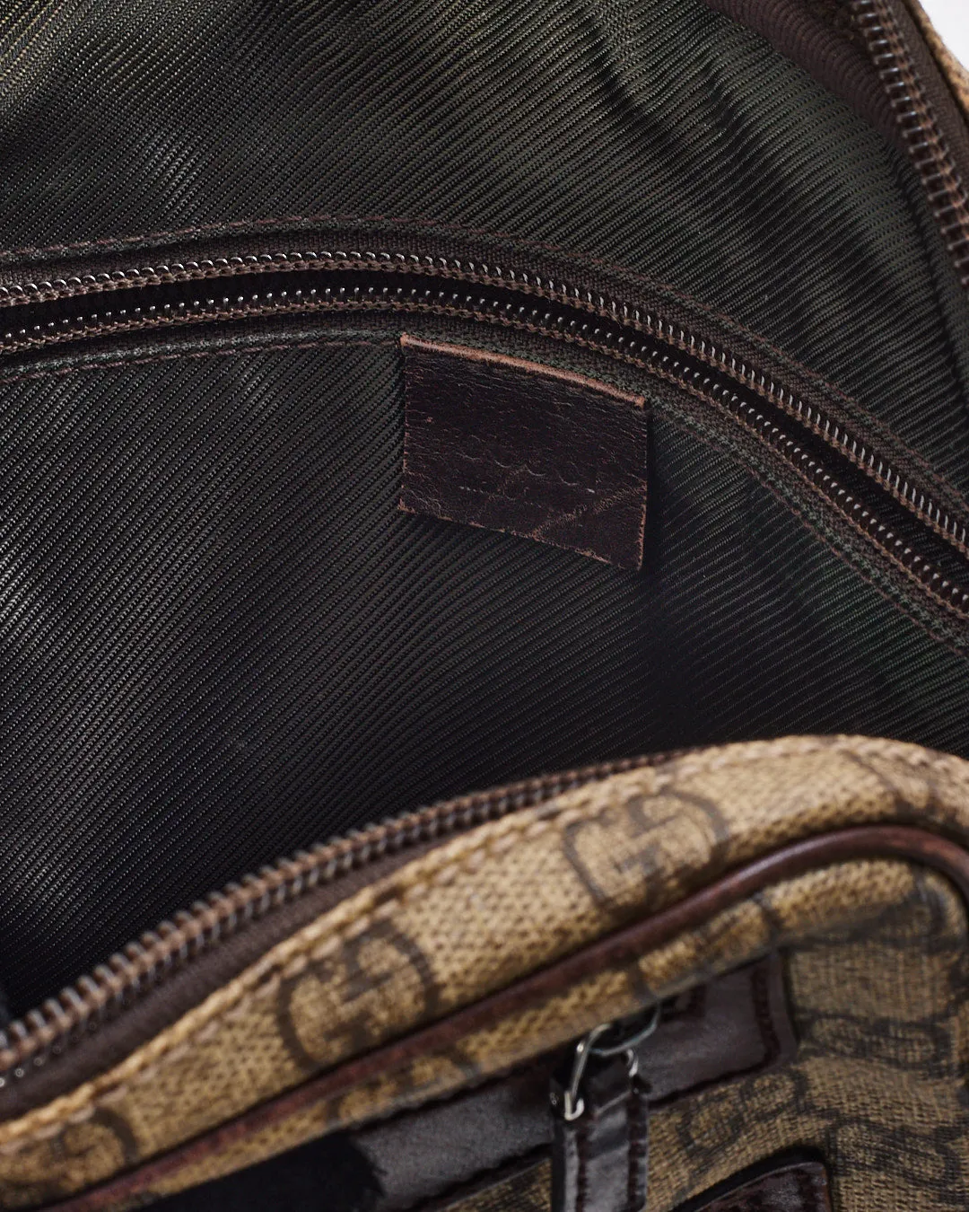 Gucci GG Print Coated Canvas Messenger Bag