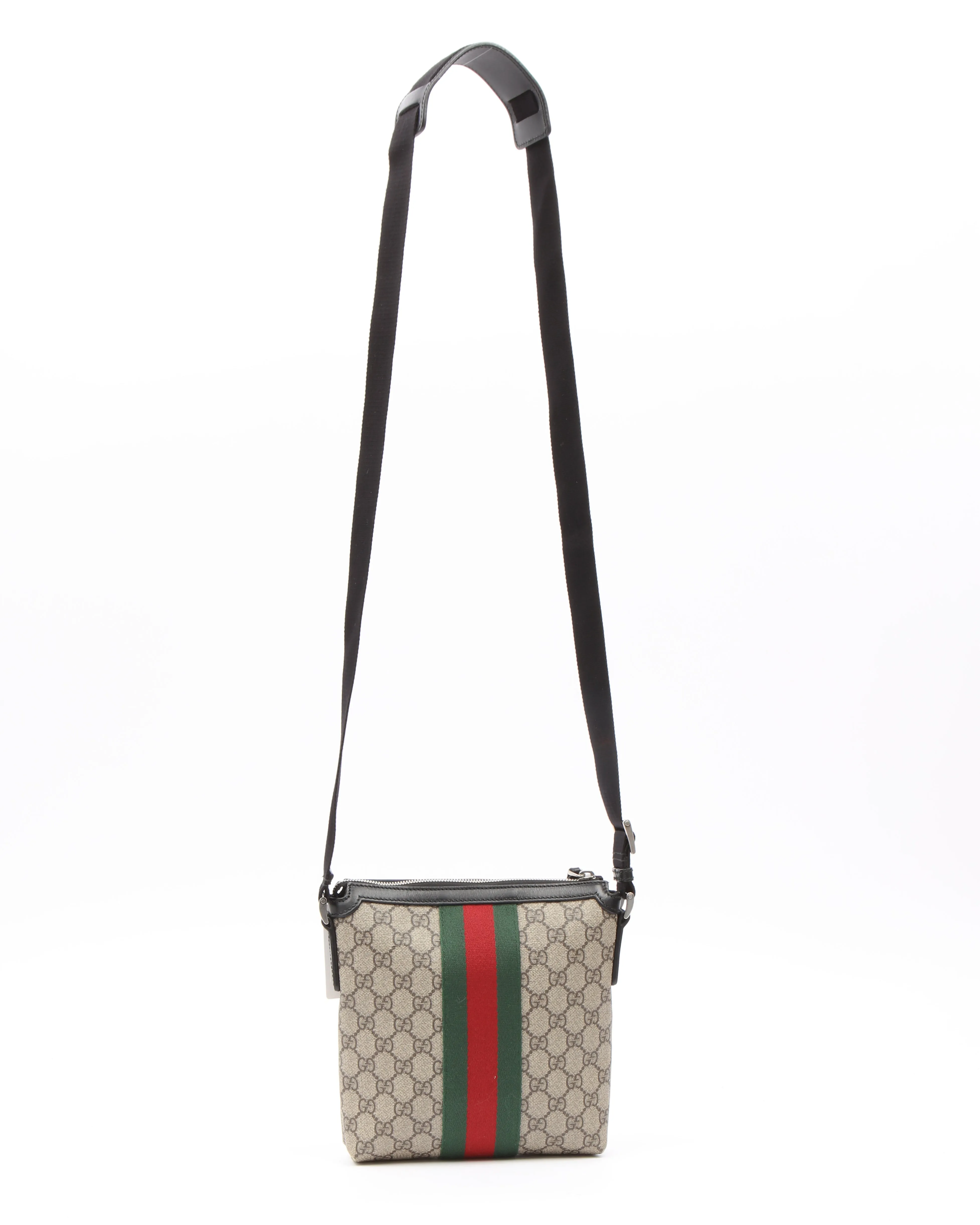 Gucci GG Supreme Web Canvas Crossbody Bag