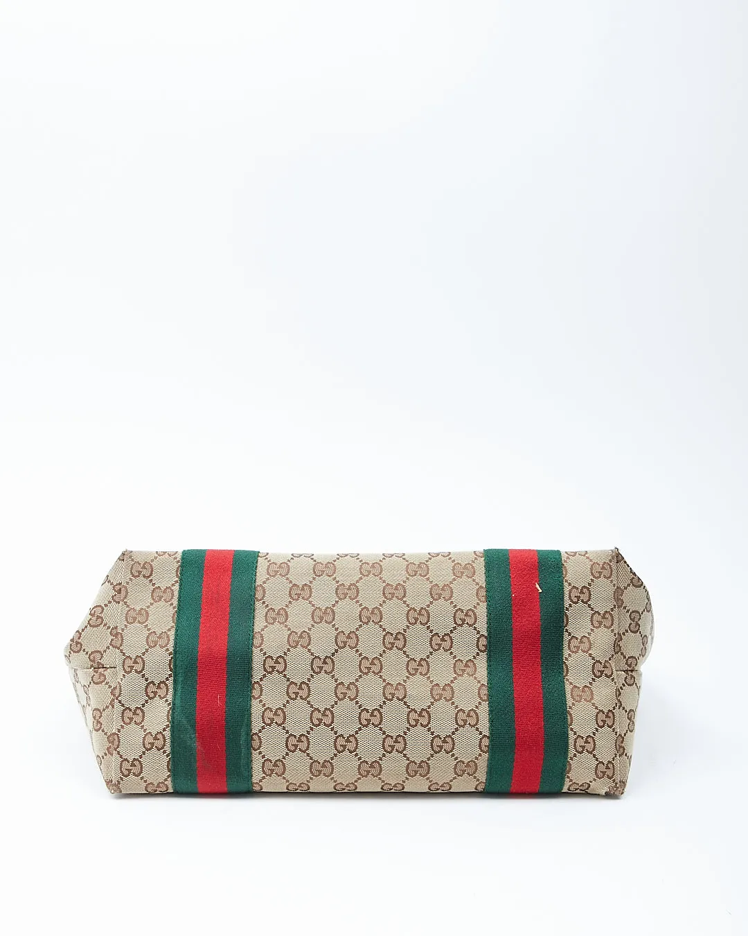 Gucci GG Supreme Web Detail Tote Bag