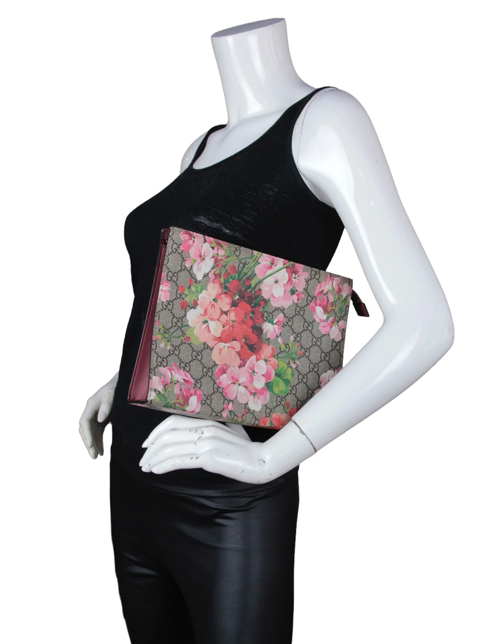 Gucci Monogram Blooms Large Cosmetic Case