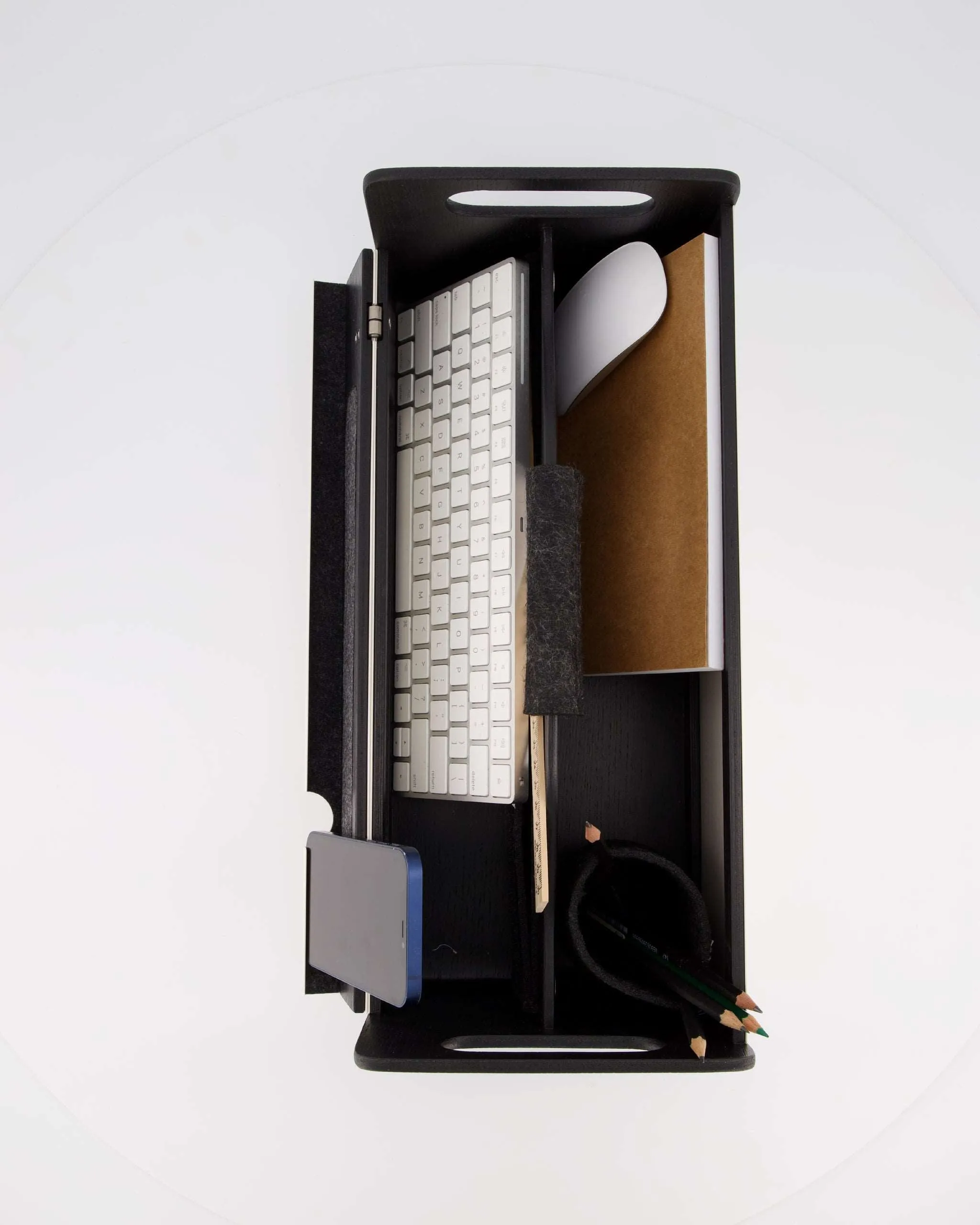 Gustav Original Black - Desk Organizer and Laptop Stand