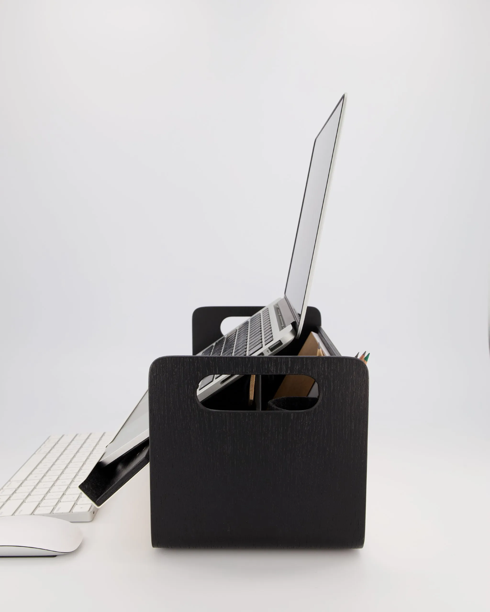 Gustav Original Black - Desk Organizer and Laptop Stand