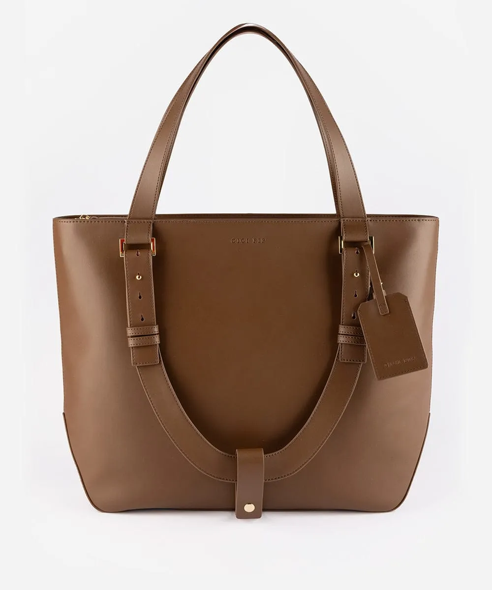 Hayes Hat Carrying Tote - Genuine Leather Bag