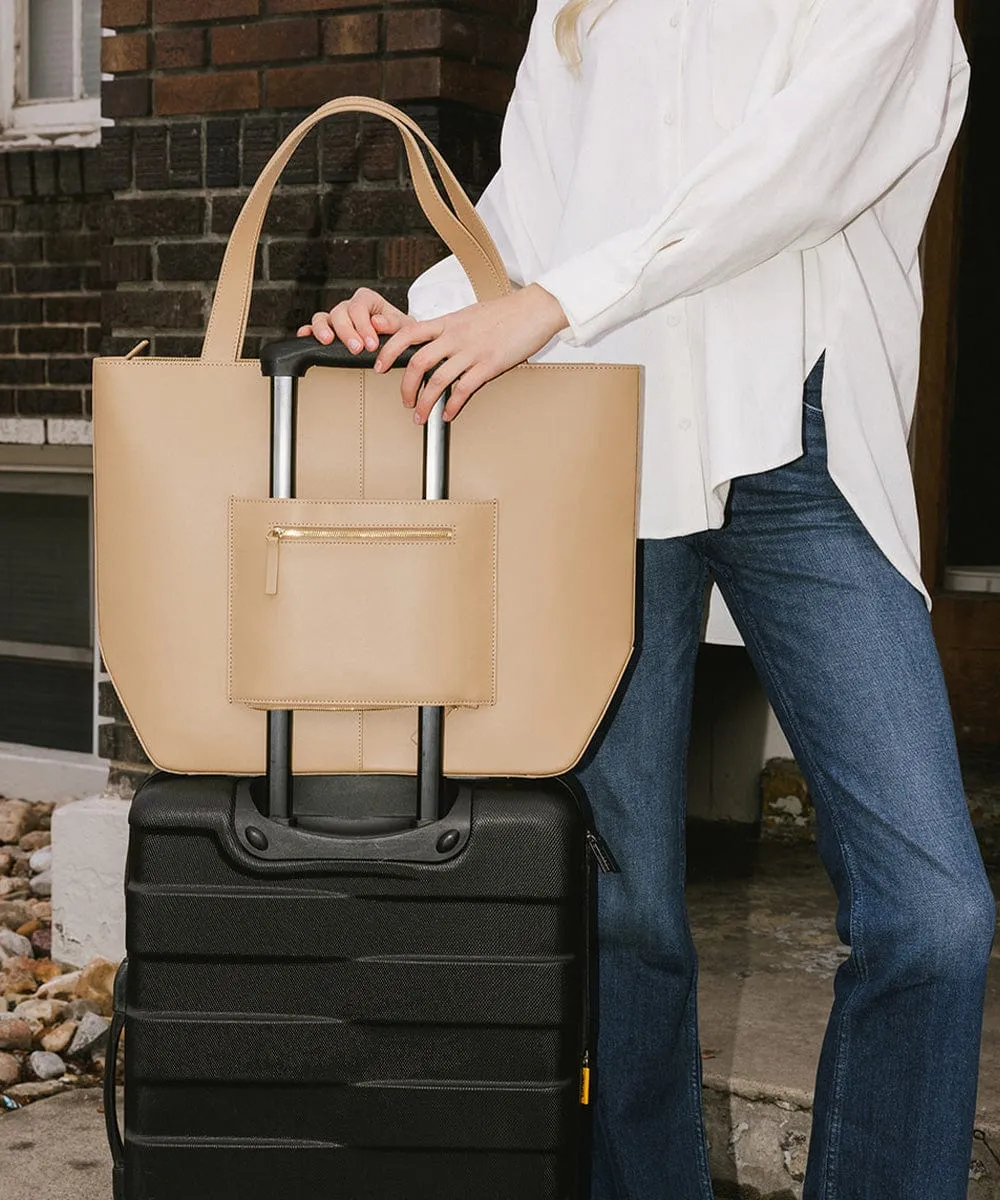 Hayes Hat Carrying Tote - Genuine Leather Bag
