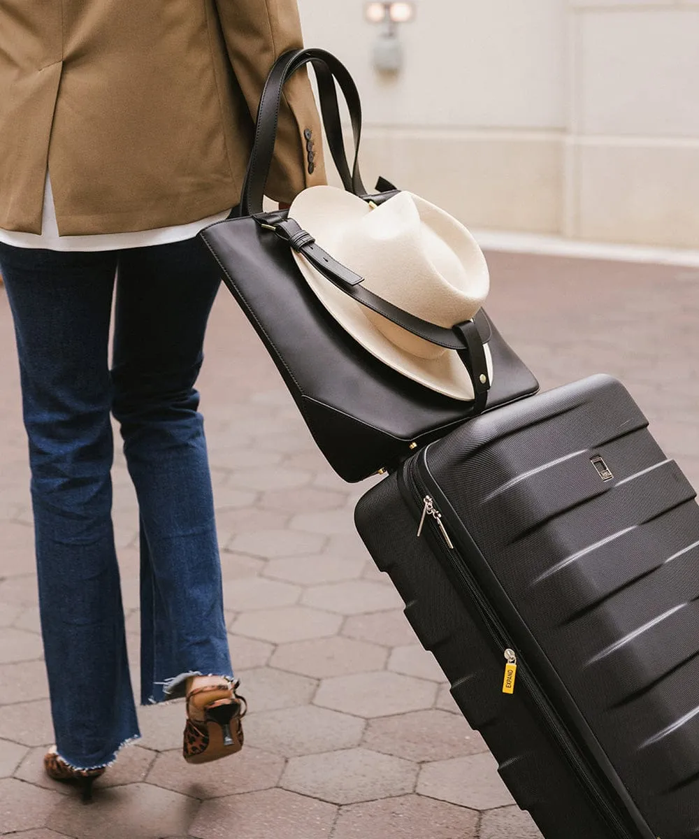 Hayes Hat Carrying Tote - Genuine Leather Bag