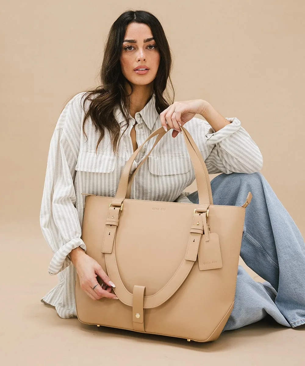 Hayes Hat Carrying Tote - Genuine Leather Bag