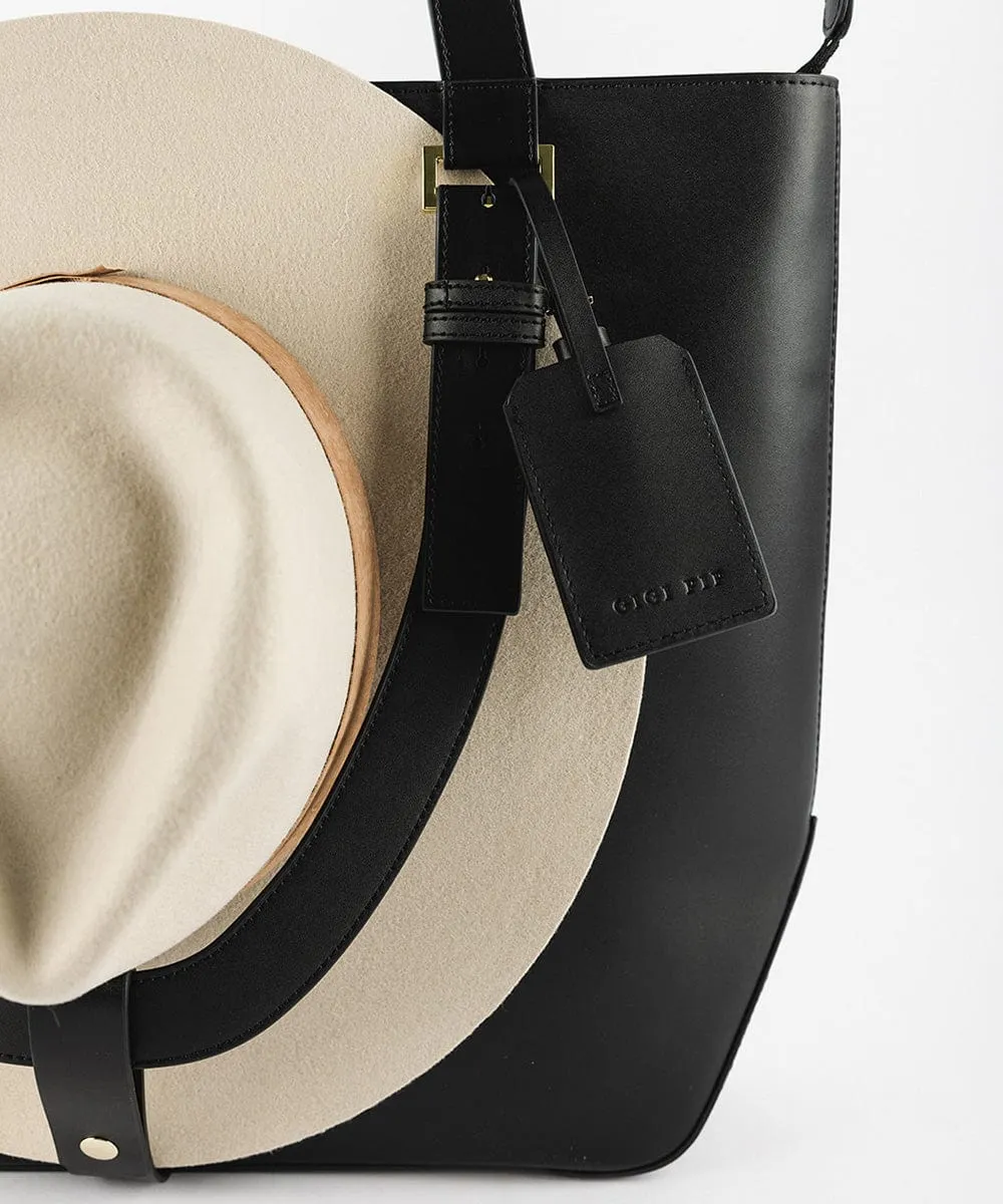 Hayes Hat Carrying Tote - Genuine Leather Bag