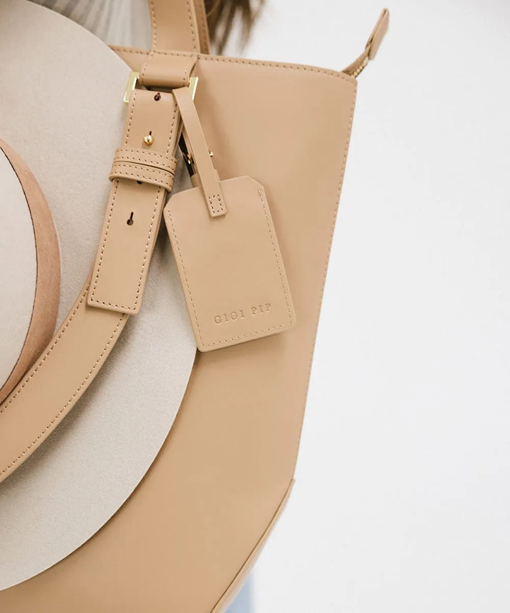 Hayes Hat Carrying Tote - Genuine Leather Bag