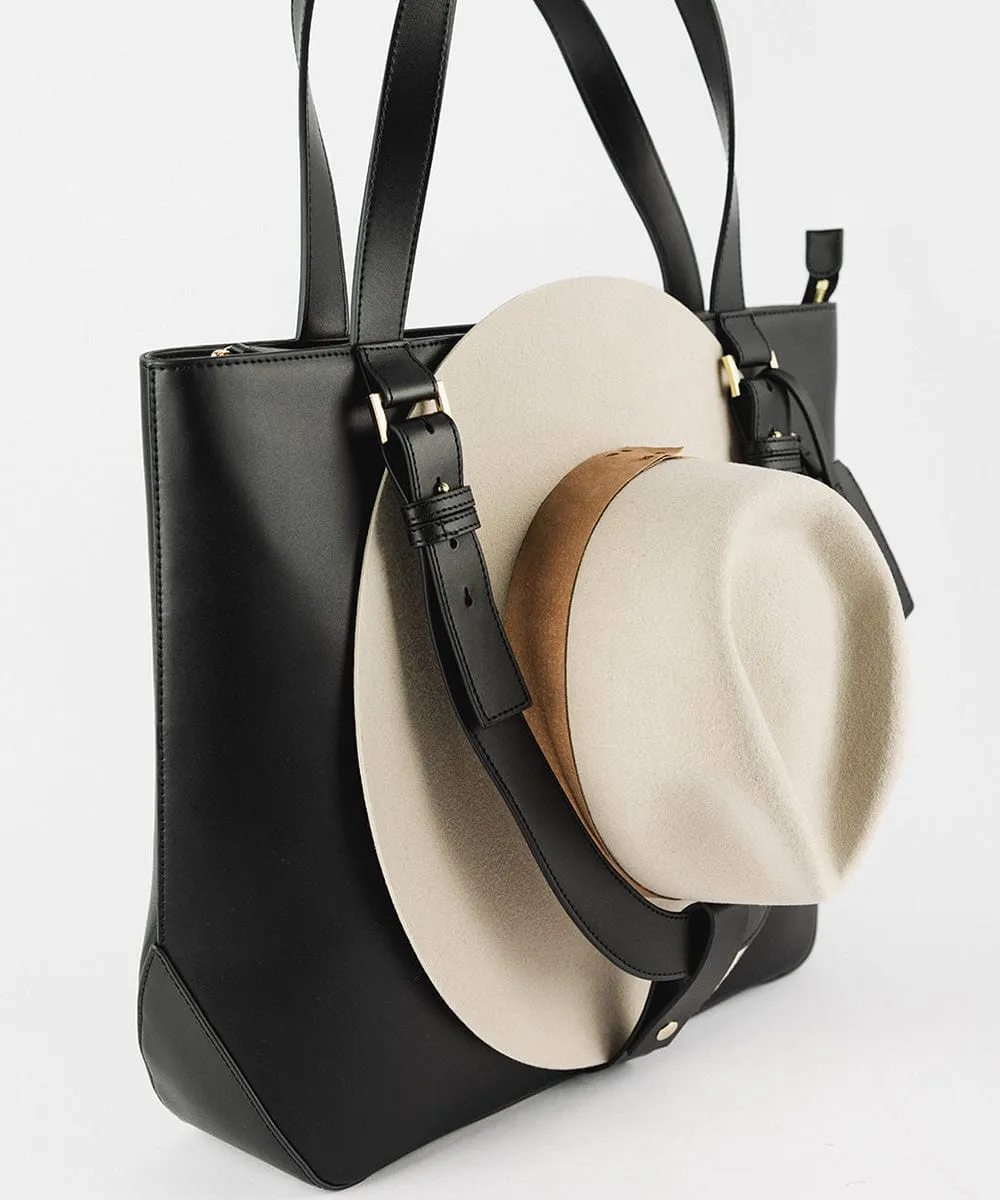 Hayes Hat Carrying Tote - Genuine Leather Bag