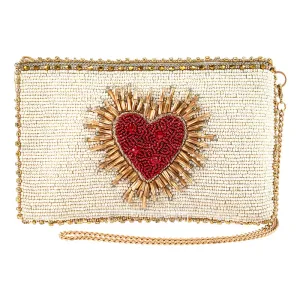 Heart Burst Crossbody Phone Bag