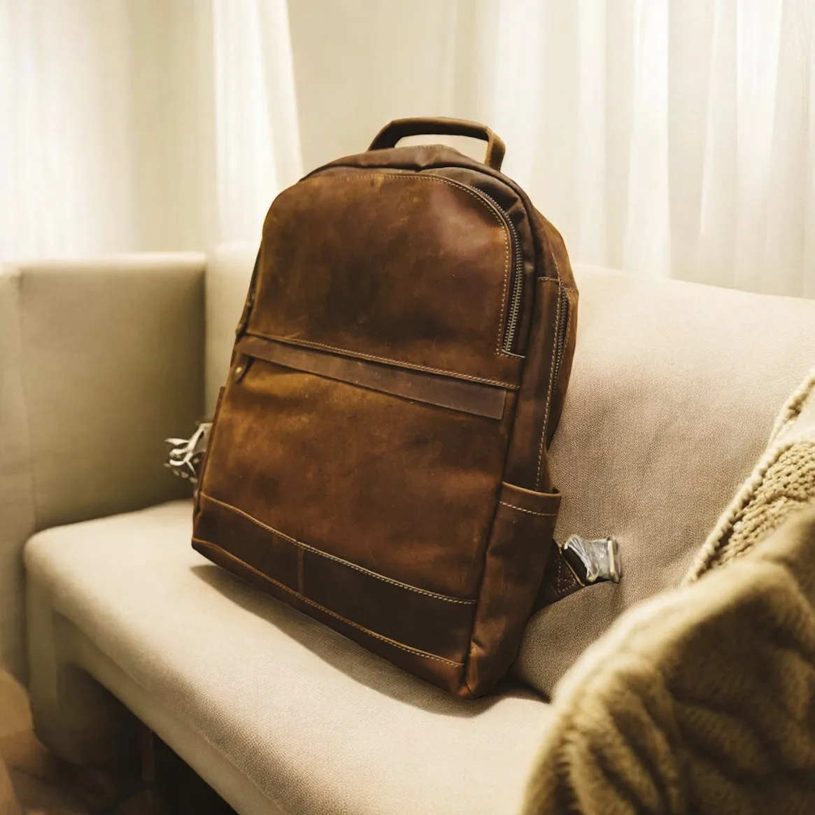 Heritage Rover Brown Backpack