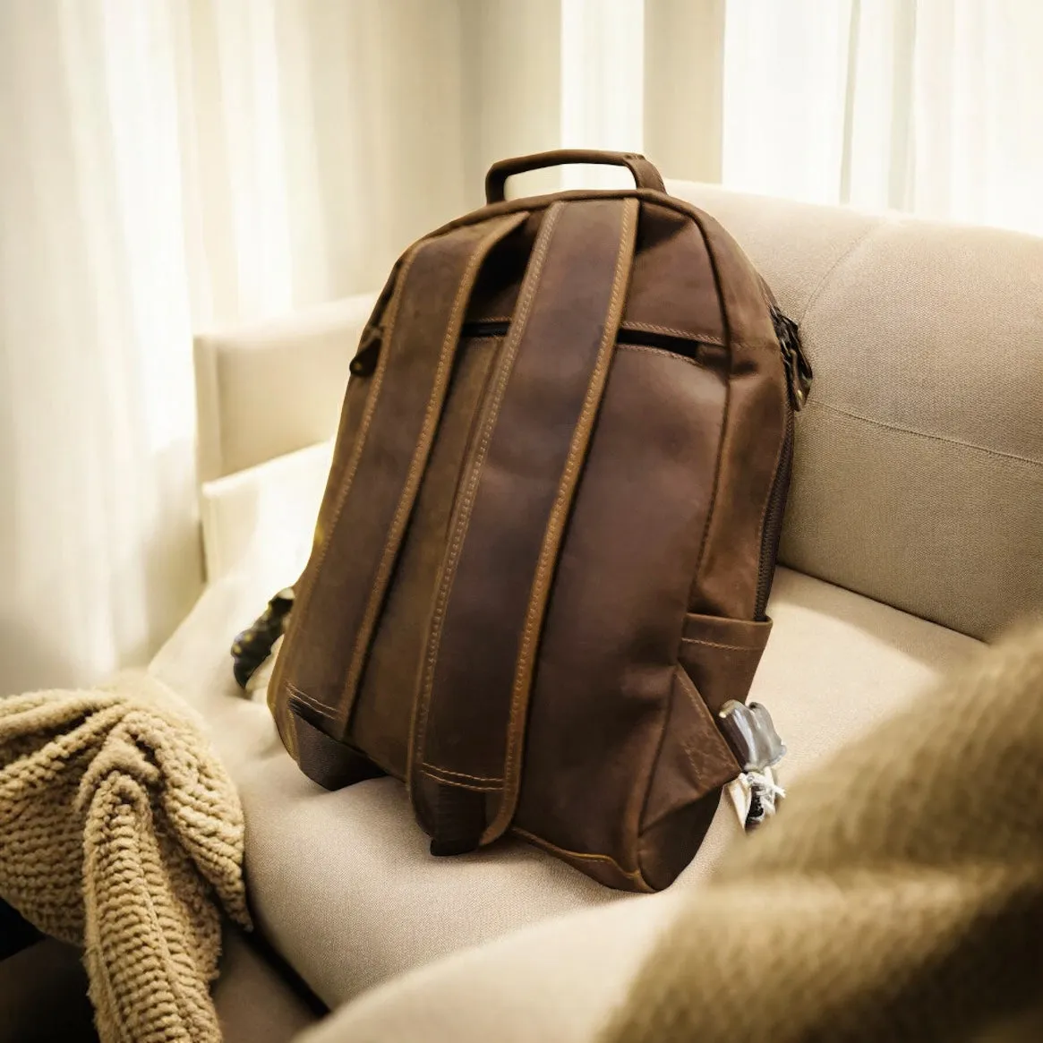 Heritage Rover Brown Backpack