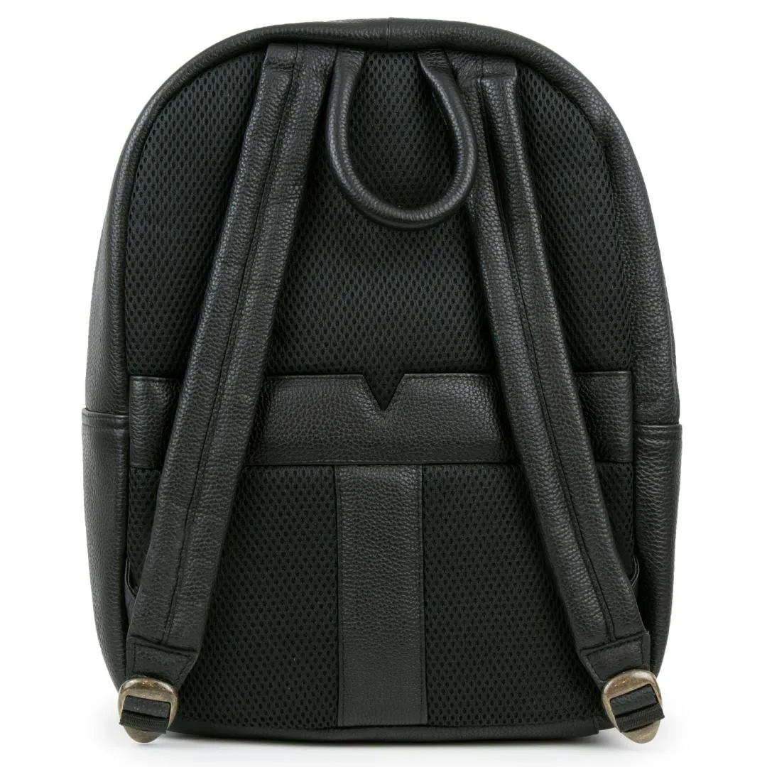 Hide Park Arabella Women’s Black Leather Backpack - One Size