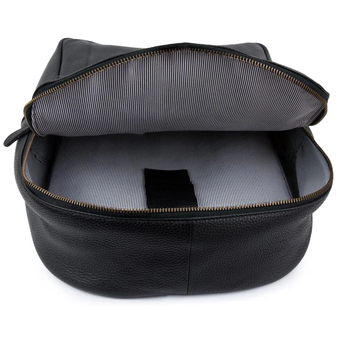 Hide Park Arabella Women’s Black Leather Backpack - One Size