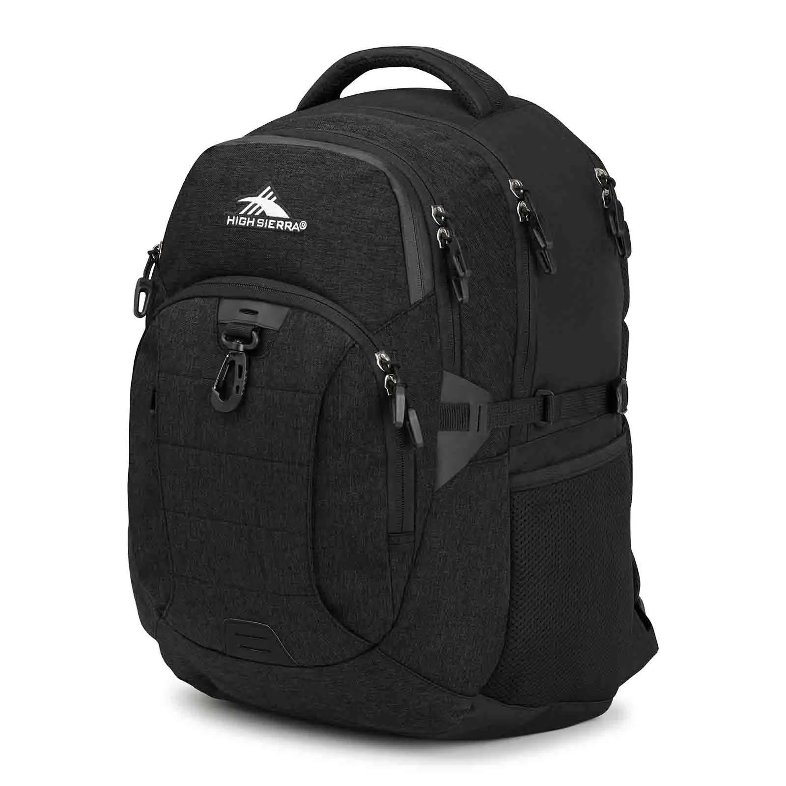 High Sierra Jarvis 15 Inch Laptop Backpack Deep Black