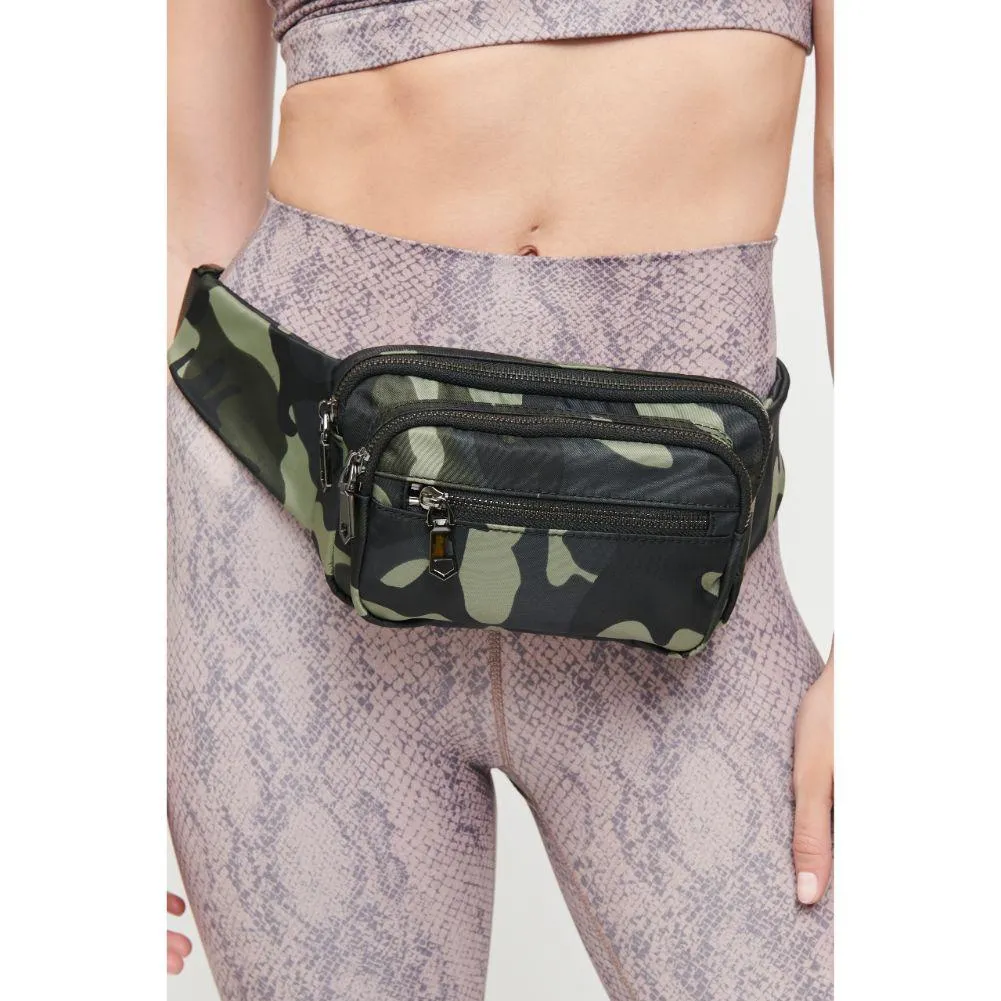 Hip Hugger Nylon Belt Bag - Camo