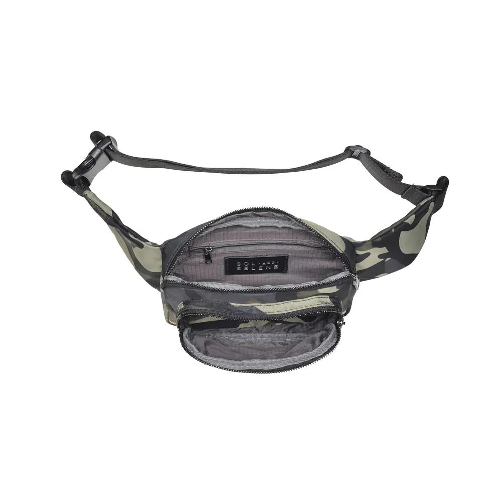 Hip Hugger Nylon Belt Bag - Camo