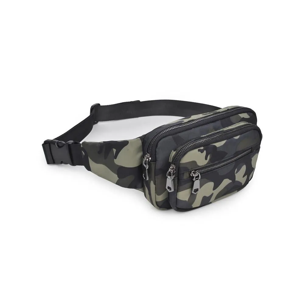 Hip Hugger Nylon Belt Bag - Camo