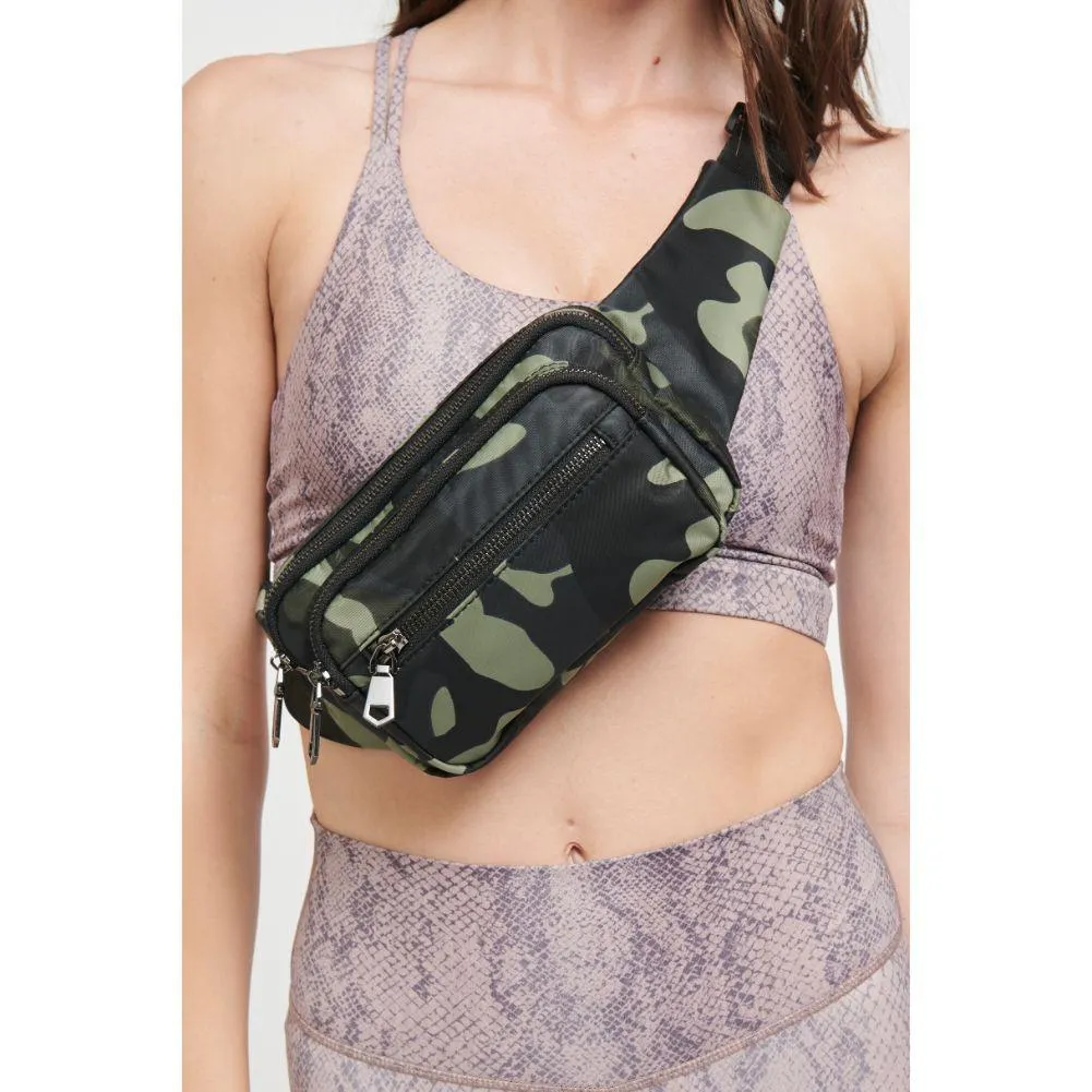 Hip Hugger Nylon Belt Bag - Camo