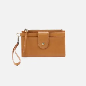 HOBO Kali Phone Wallet Polished Leather - Natural - FINAL SALE