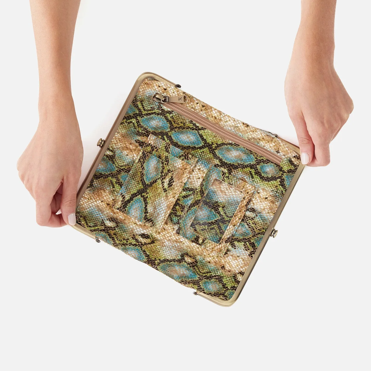 Hobo Lauren Wallet - Garden Snake