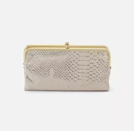 Hobo Lauren Wallet - Gold Filigree Exotic