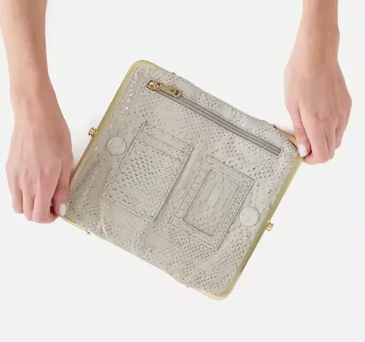 Hobo Lauren Wallet - Gold Filigree Exotic