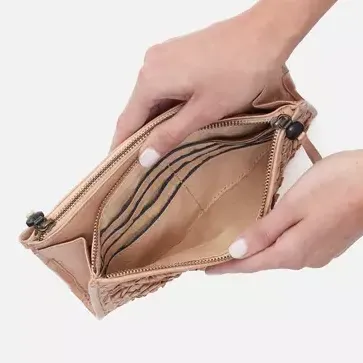 Hobo Maker Clutch Wallet - Sand Dollar