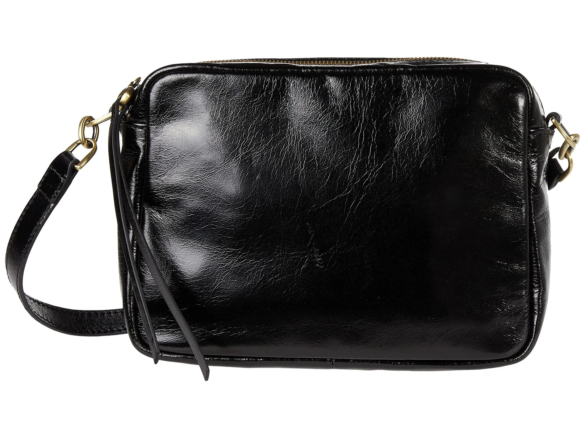 HOBO Renny Crossbody Satchel For Women - Slender Strap With Soft Lined Interior, Upright Flat Base, Comfortable and Stylish Shoulder Bag Black One Size One Size