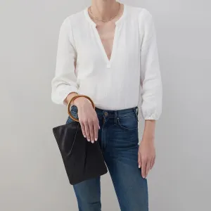 Hobo Sheila Ring Clutch Black