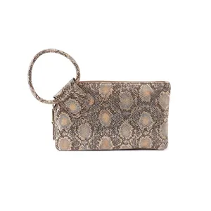 Hobo Womens Leather Handbag Wristlet (Metal Snake, One Size)