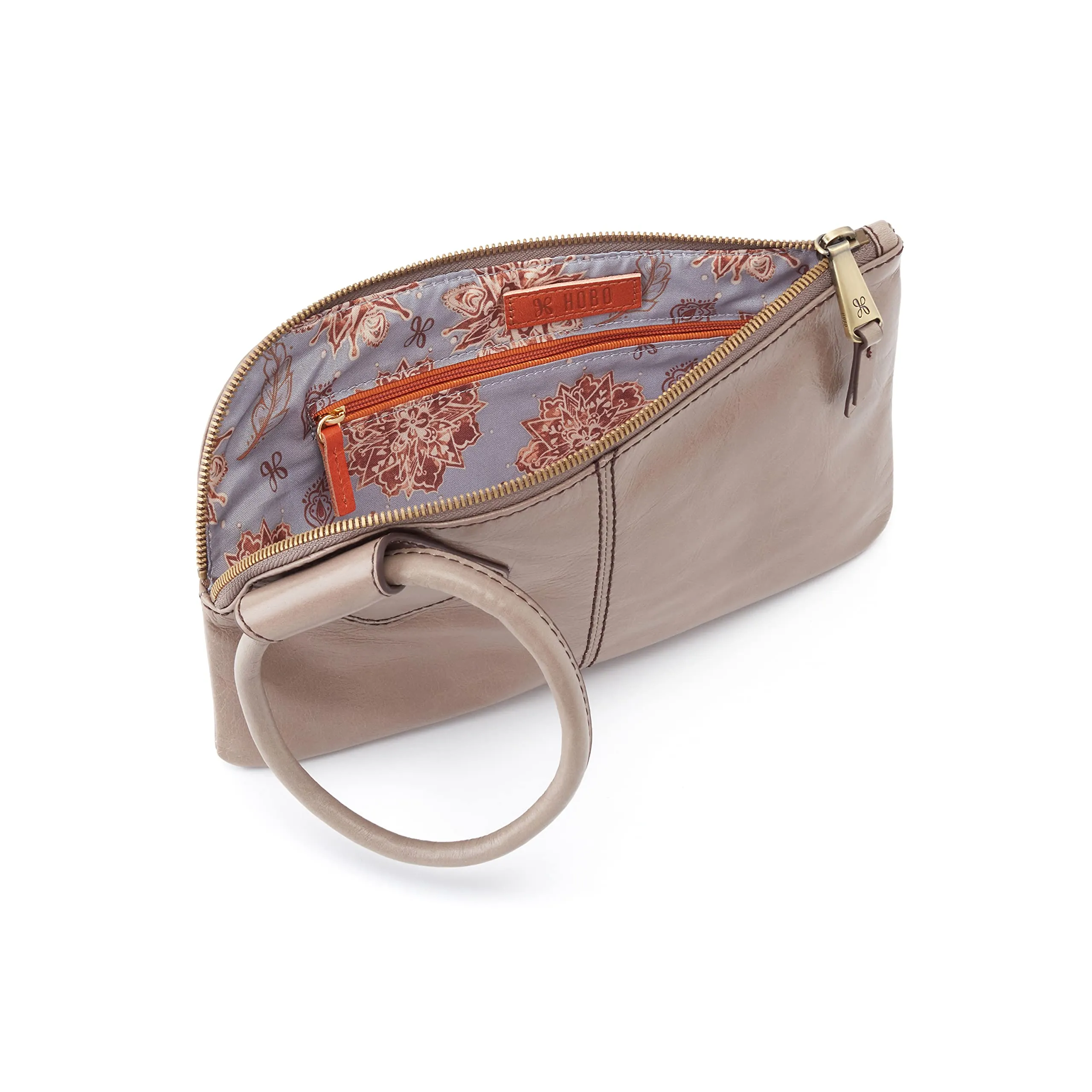 Hobo Women's Leather Sable Wristlet Clutch Wallet (Ash)
