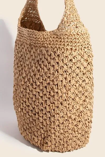Intricate Braided Hobo Shoulder Bag