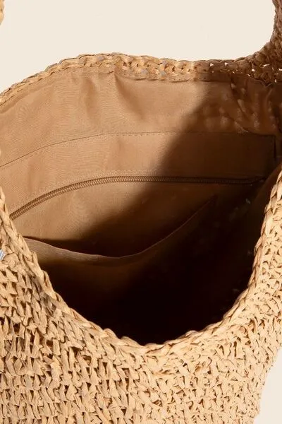 Intricate Braided Hobo Shoulder Bag