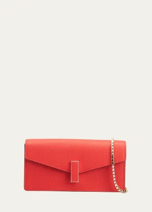 Iside Envelope Calf Leather Clutch Bag