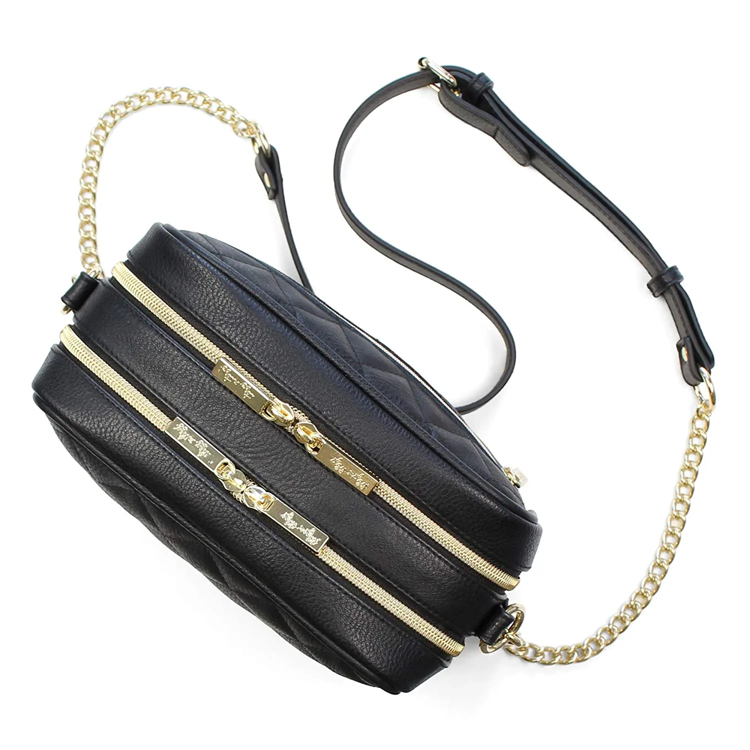 Itzy Ritzy Double Take Crossbody Diaper Bag - Black