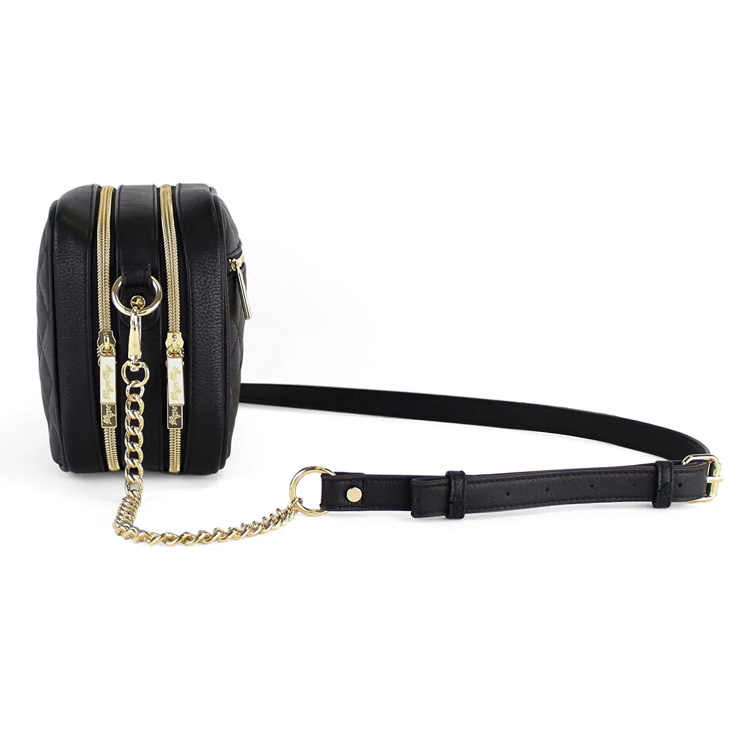 Itzy Ritzy Double Take Crossbody Diaper Bag - Black