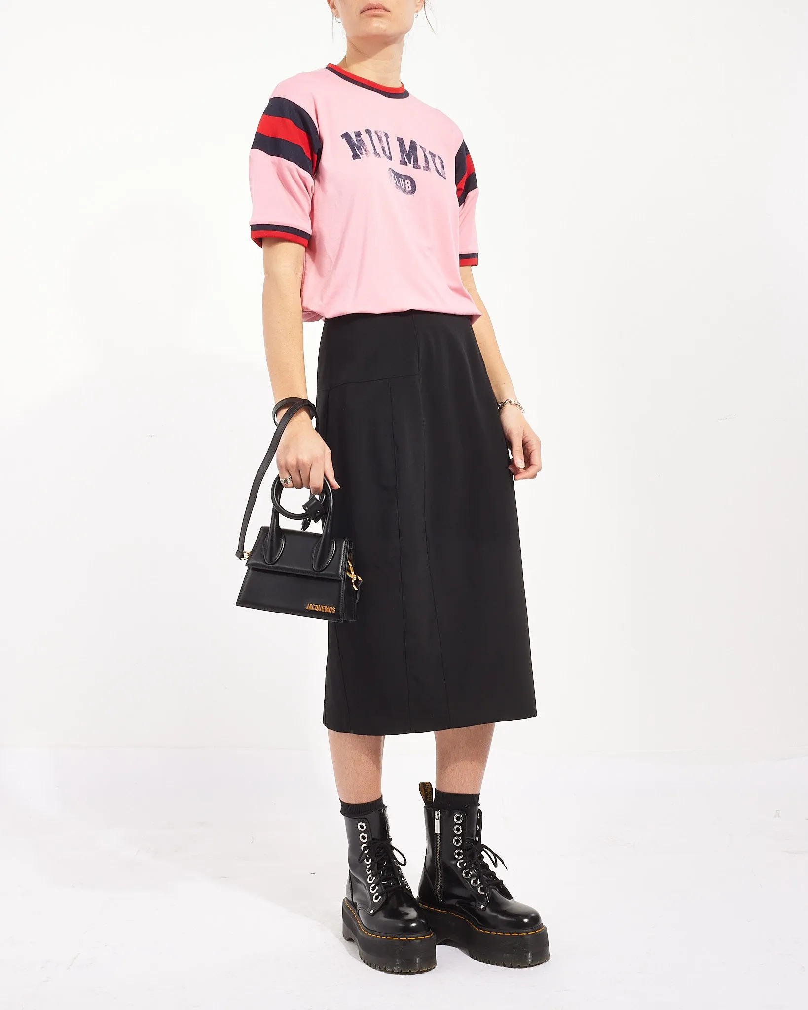 Jacquemus Black Leather 'Le Chiquito Nœud' Bag