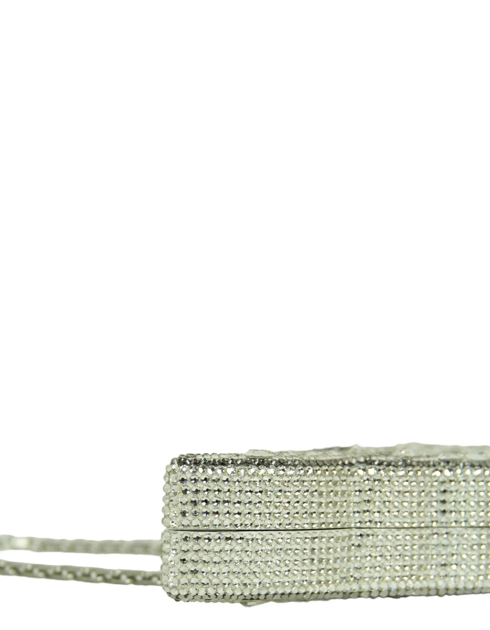 Judith Leiber Crystal Angel Wing Minaudiere Clutch Bag